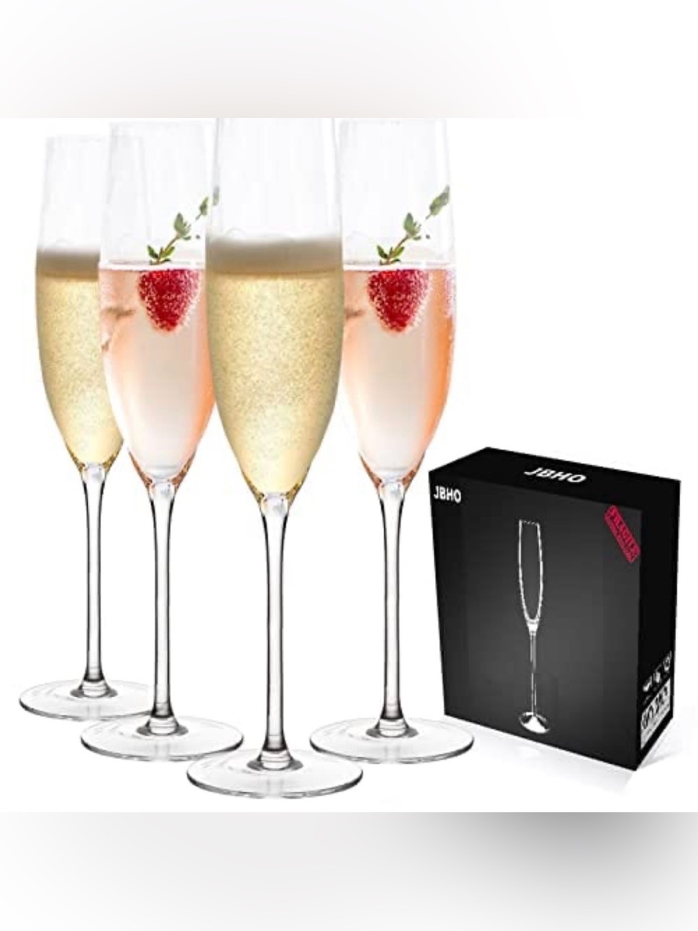JBHO Hand Blown Champagne Glass - Picture 17 of 17
